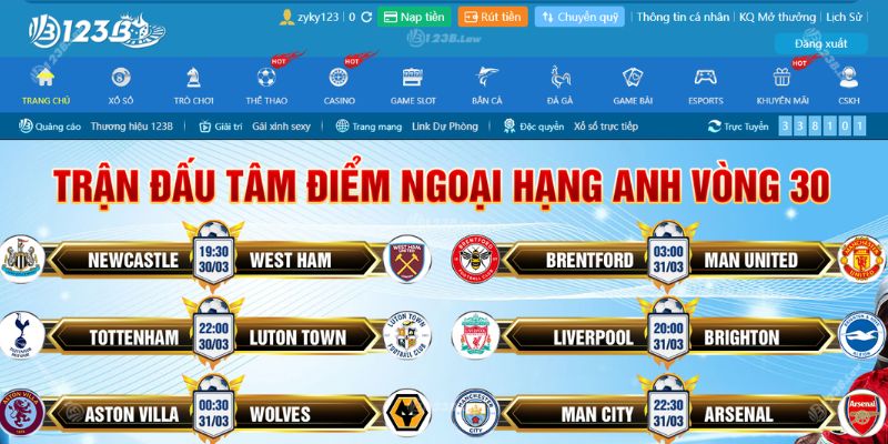 Nhà cái 123B cung cấp dịch vụ giải trí hiện đại và công bằng